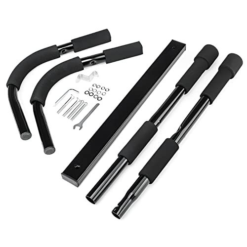 Pull Up Bar: No Drilling, Multifunctional, Black