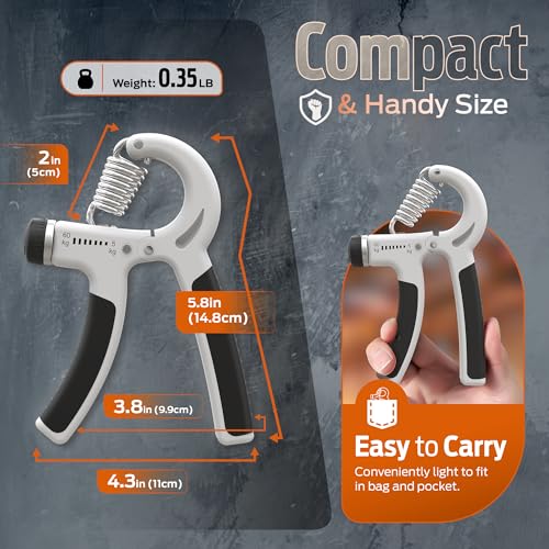Adjustable Grip Strengthener for Strong Forearm and Hands