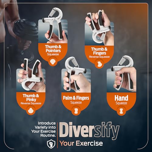 Adjustable Grip Strengthener for Strong Forearm and Hands