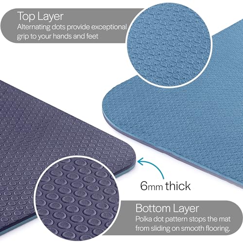 Core Balance Eco-Friendly Non-Slip Yoga Mat (Blue)