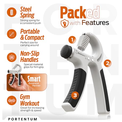 Adjustable Grip Strengthener for Strong Forearm and Hands
