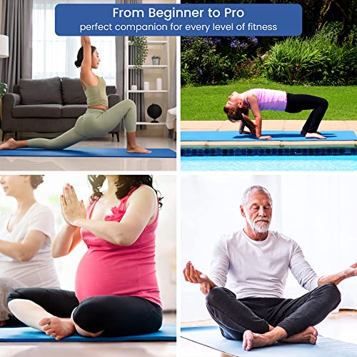 Non-Slip Yoga Mat: 10MM Thickness, Eco-Friendly