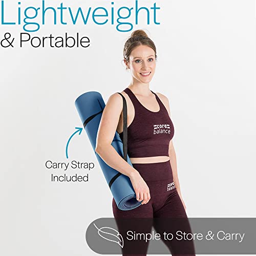 Core Balance Eco-Friendly Non-Slip Yoga Mat (Blue)