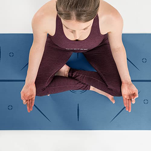 Core Balance Eco-Friendly Non-Slip Yoga Mat (Blue)