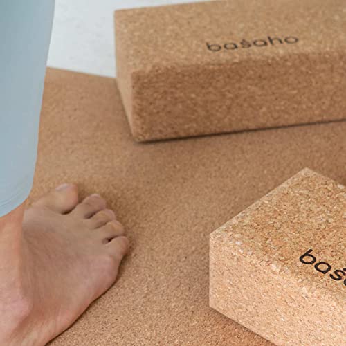 Eco-Friendly Non-Slip Cork Yoga Blocks (2 blocks)
