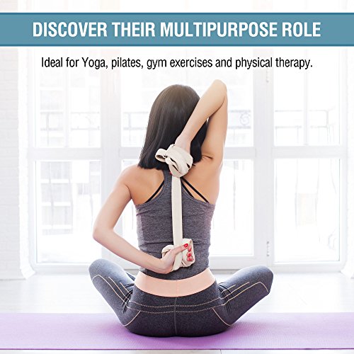 Yoga Straps - Durable, Adjustable 2 Pack