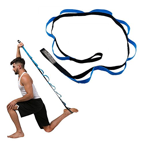 Flexibility Stretching Strap for Yoga, Pilates, and Gymnastics