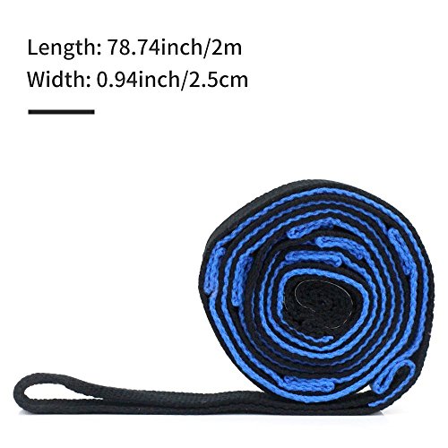 Flexibility Stretching Strap for Yoga, Pilates, and Gymnastics