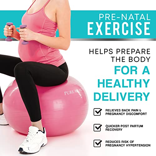 Swiss Yoga Ball with Pump - Versatile Home Fitness