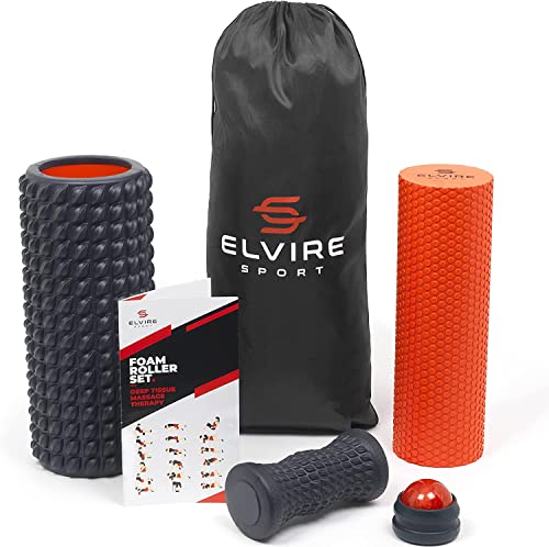 ELVIRE Deep Tissue Foam Roller Massage Set