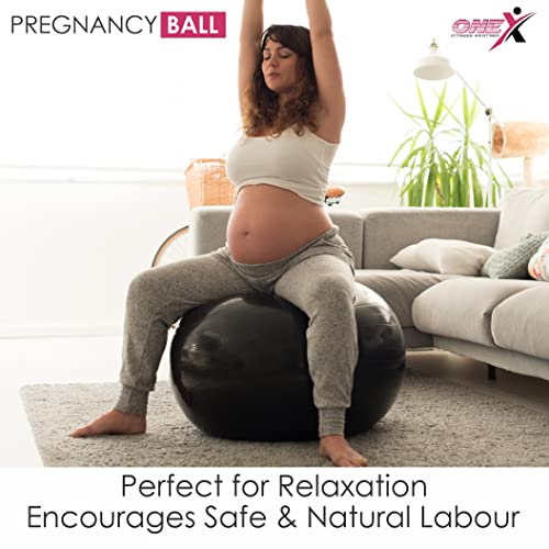 Swiss Yoga Ball: 75cm Diameter for Fitness & Therapy