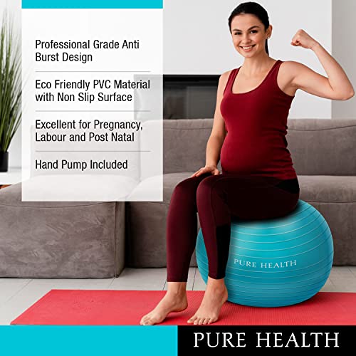 Pregnancy Exercise Ball, Eco-Friendly Material, Includes Pump