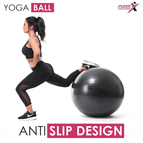 Swiss Yoga Ball: 75cm Diameter for Fitness & Therapy