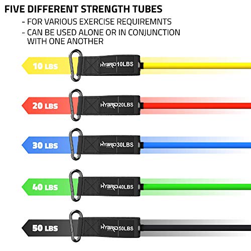 HYBRID Resistance Bands Set - Heavy Duty