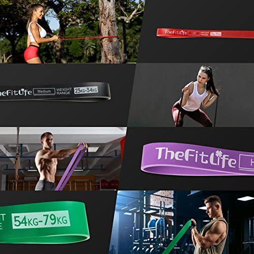 TheFitLife Resistance Pull Up Bands - Full Set