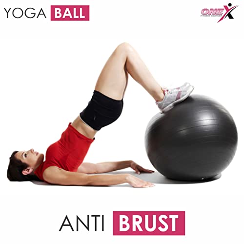 Swiss Yoga Ball: 75cm Diameter for Fitness & Therapy