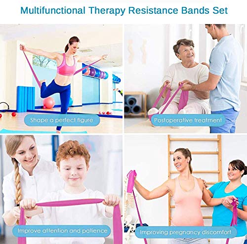 Non-Latex Resistance Bands Set for Home Fitness