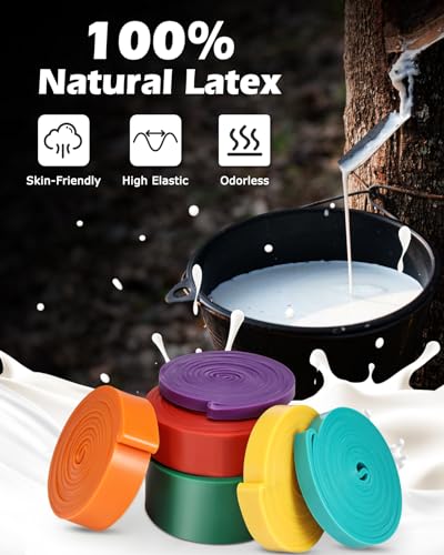 6 Level Resistance Pull Up Bands Set - Home Fitness