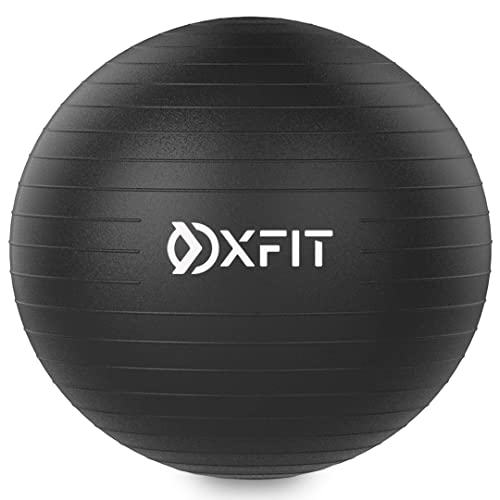 OXFIT Exercise Ball - XL Black Fitness Swiss Ball