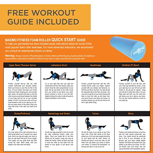 Foam Roller for Trigger Point Self Massage - 15cm x 45cm