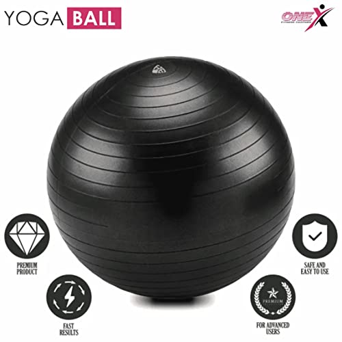 Swiss Yoga Ball: 75cm Diameter for Fitness & Therapy