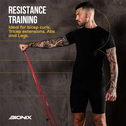 Bionix Resistance Bands Set - Durable, Eco-Friendly, Various Levels