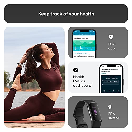 Fitbit Charge 5 Activity Tracker - Black/Graphite