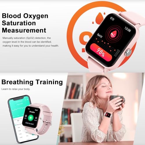 Blackview Women's Smart Watch: Fitness, Heart Rate, Sleep