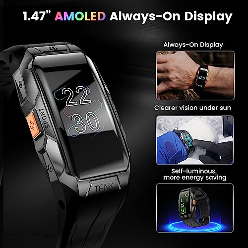 KOSPET Tank X1 Men's Smart Fitness Watch