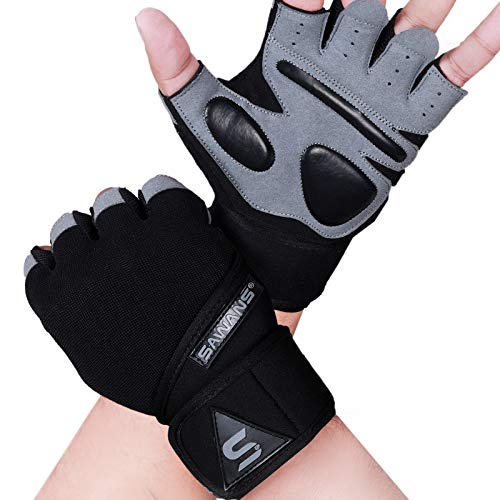 Weightlifting Gloves with Wrist Support and Extra Grip