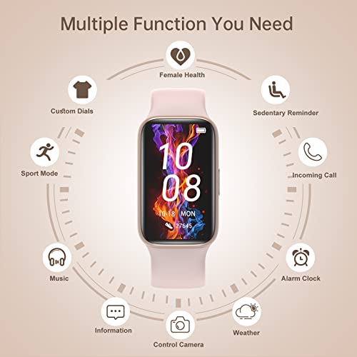 Smartwatch Fitness Tracker - Heart Rate, Sleep Monitor