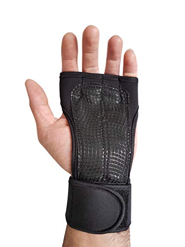 BEAR GRIP - Open Workout Gloves (Black, L)