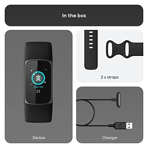 Fitbit Charge 5 Activity Tracker - Black/Graphite