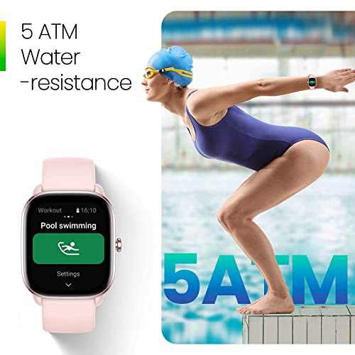 Amazfit GTS 4 Mini Smart Watch - Pink