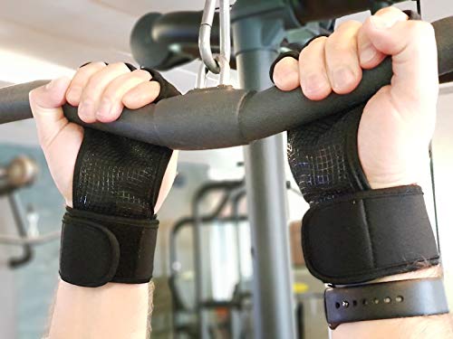BEAR GRIP - Open Workout Gloves (Black, L)