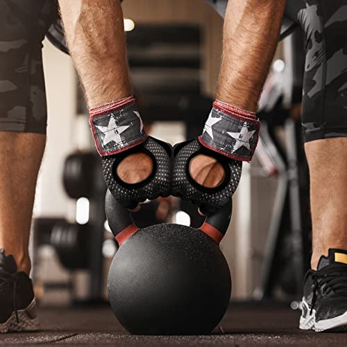 Breathable Gym Gloves with Silicone Palm, Extra Grip