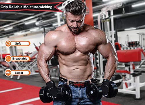 Weightlifting Gloves with Wrist Support and Extra Grip