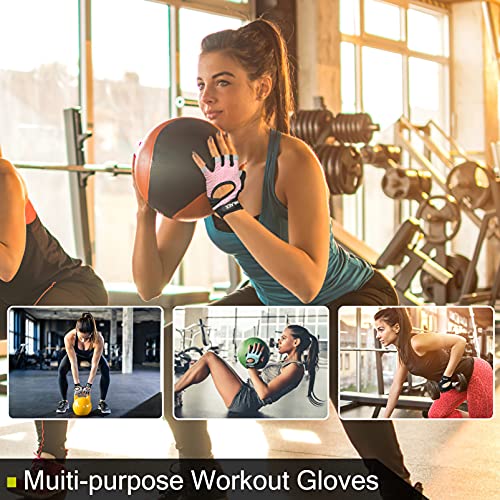 HILAEX Breathable Gym Gloves - Full Palm Protection