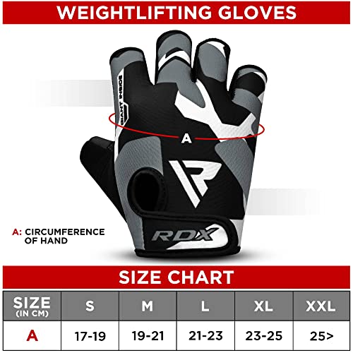 RDX Gym Fitness Gloves - Anti Slip, Padded