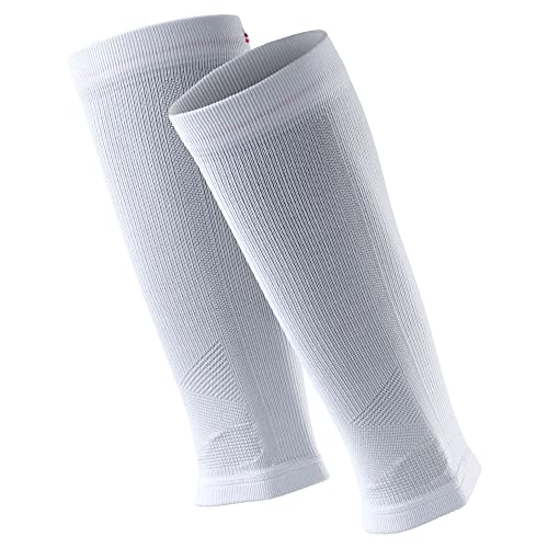 DANISH ENDURANCE Calf Compression Sleeves - Solid White, Medium