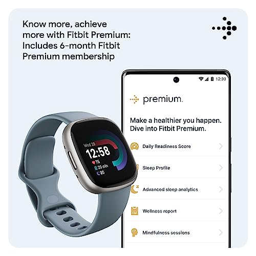 Fitbit Versa 4: GPS Smartwatch with 6-days Battery