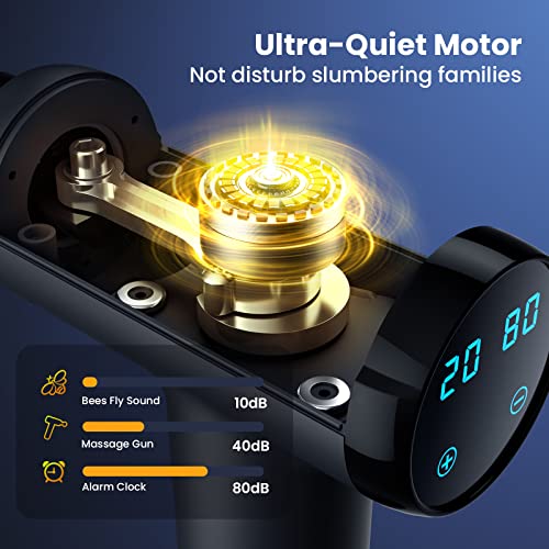 Portable Deep Tissue Massage Gun: 20 Speeds
