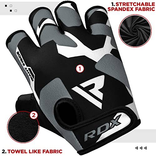 RDX Gym Fitness Gloves - Anti Slip, Padded