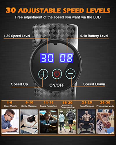 ALDOM Deep Tissue Percussion Massager - 30 Speeds