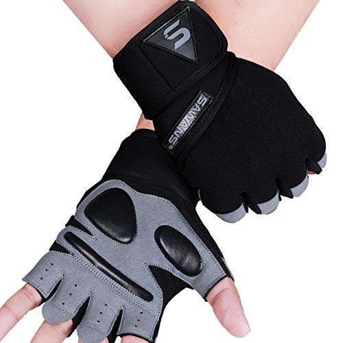 Weightlifting Gloves with Wrist Support and Extra Grip