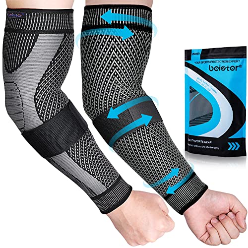 Compression Arm Sleeves for Men & Women, Elbow Braces