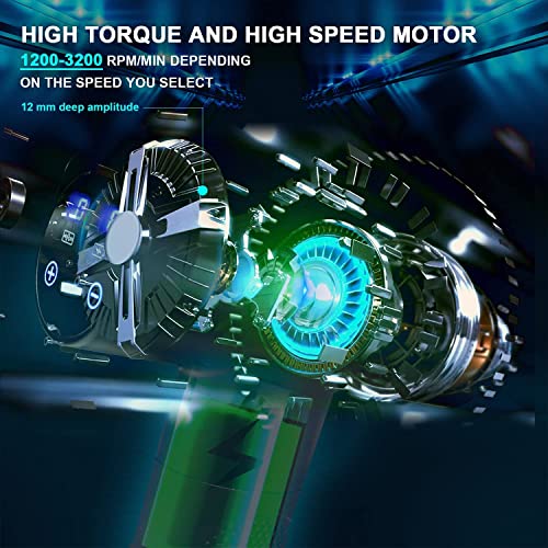 Powerful Percussion Massage Gun for Athletes - LCD Screen