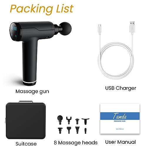 Portable Deep Tissue Massage Gun: 20 Speeds