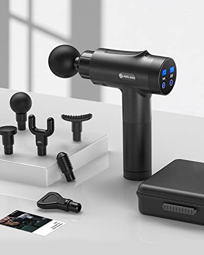 AERLANG Massage Gun for Muscle Pain Relief - 20 Speeds, 6 Heads