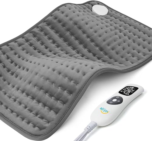 ALLJOY Electric Heating Pad for Back Pain Relief, 6 Settings